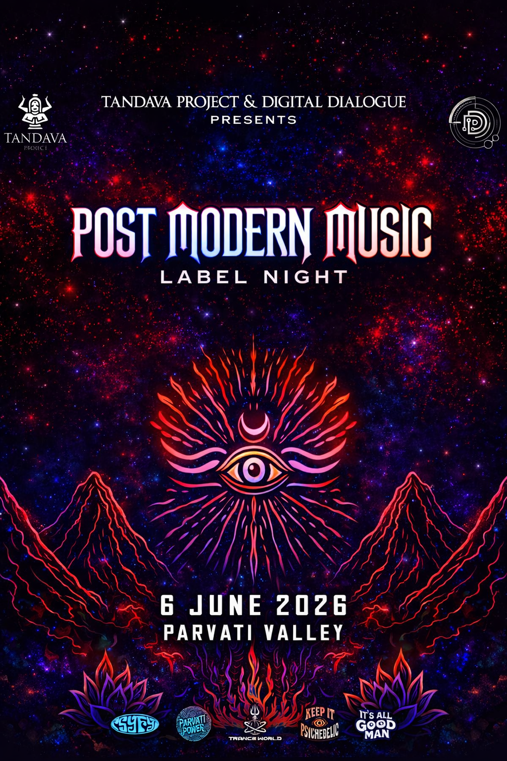 Post Modern Music event poster
